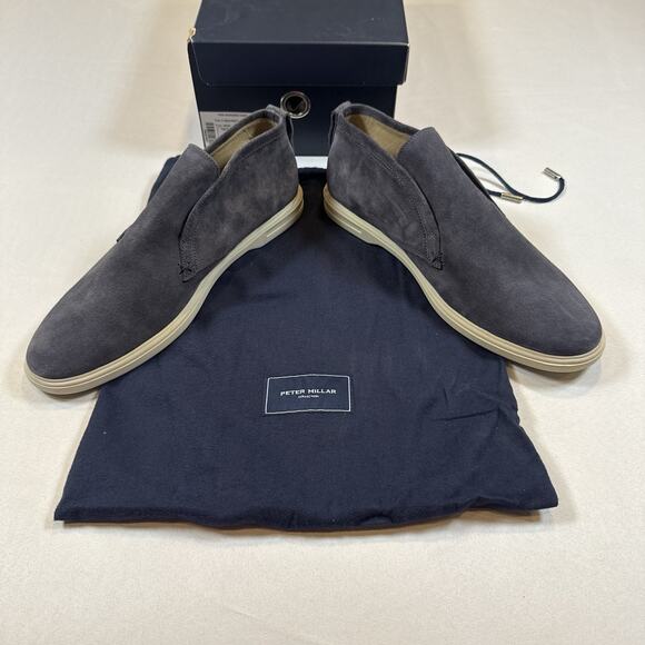 Peter Millar Men\'s Excursionist Chukka Slip On Shoes Size 9 New In Box MSRP $298 main image 6